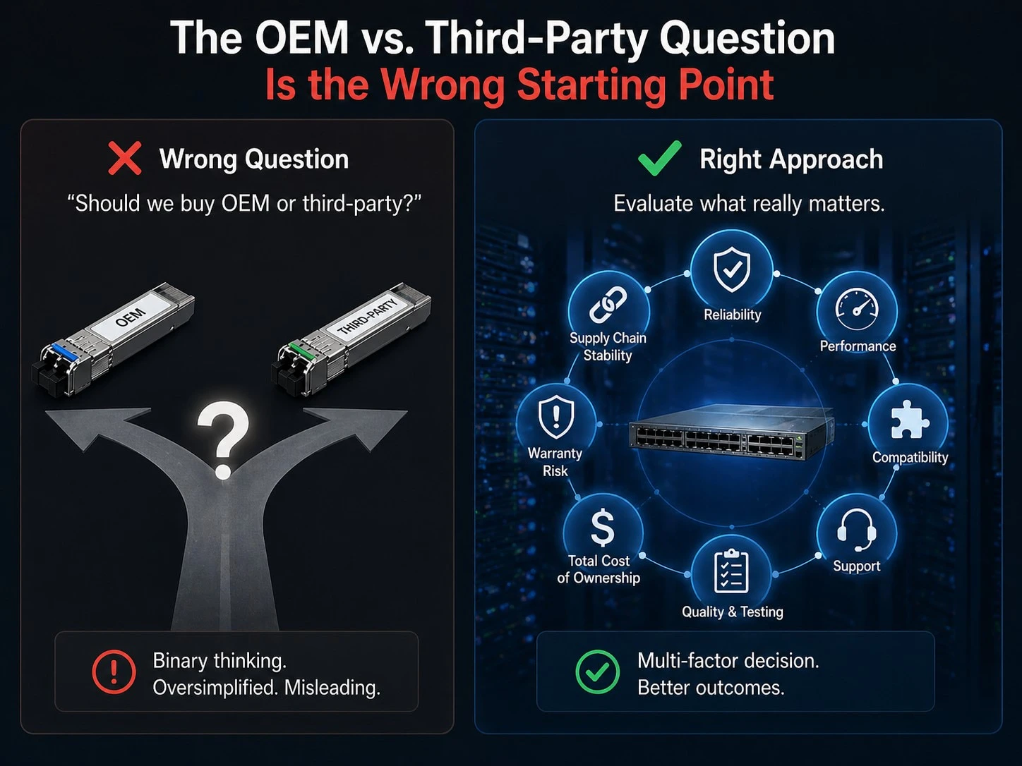 The OEM Vs. Third-Party Question Is The Wrong Starting Point The OEM Vs. Third-Party Question Is The Wrong Starting Point